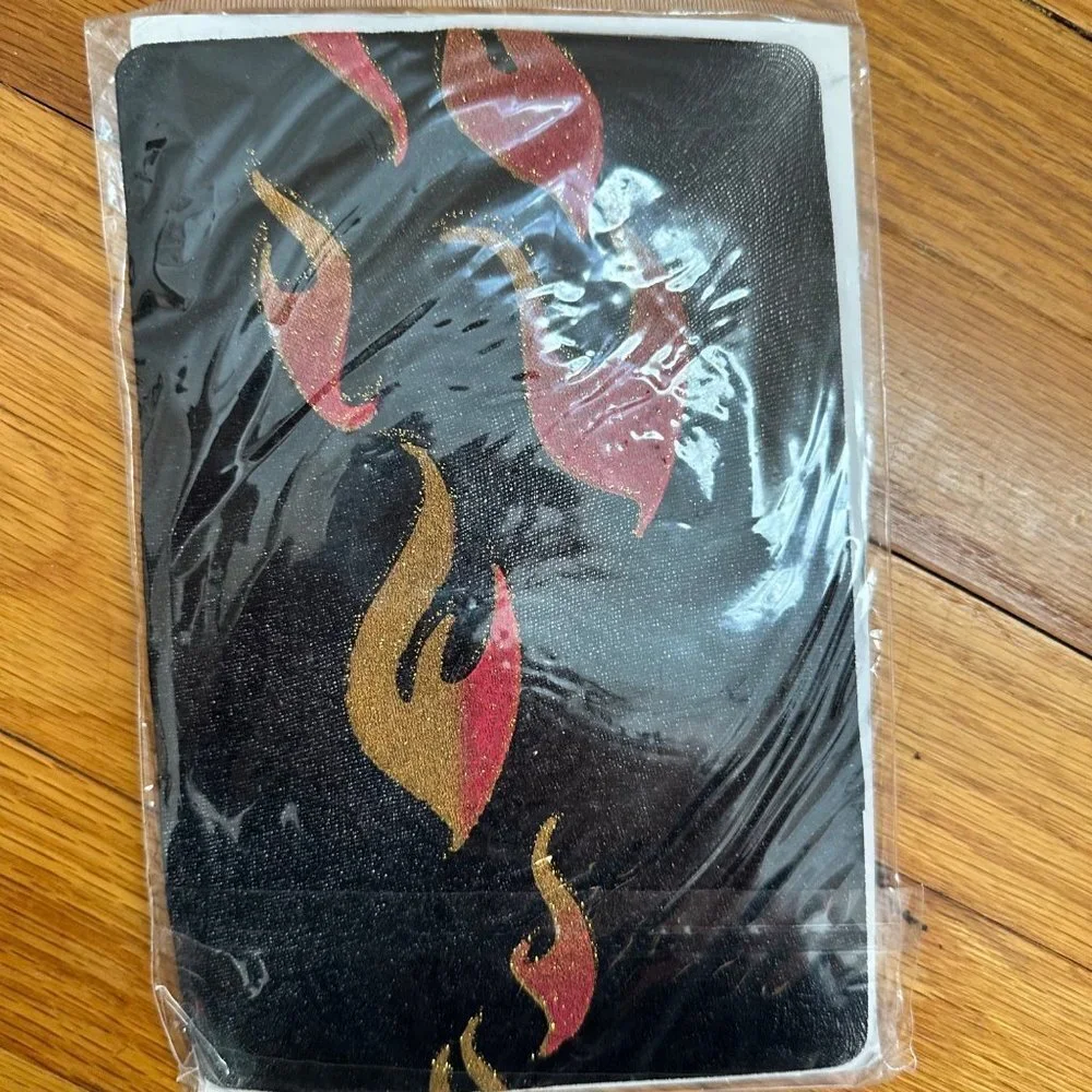5/$20‎ New Flame Print Black Tights